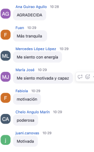 Respuesta tras directo