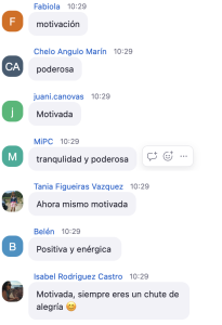Respuesta tras directo