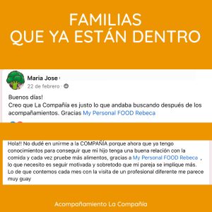 testimonios Rebeca Pastor Nutricionista infantil mi hijo no prueba nuevos alimentos