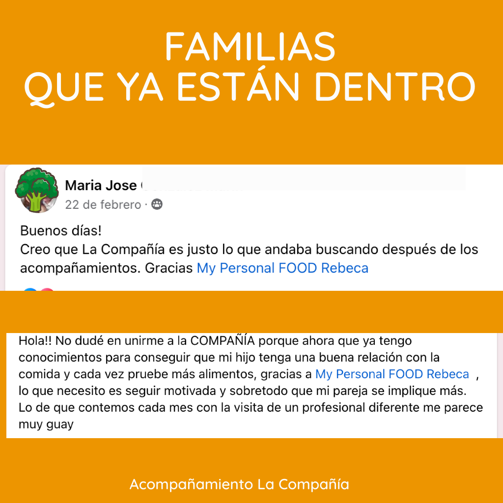 Testimonios de familias de My Personal Food