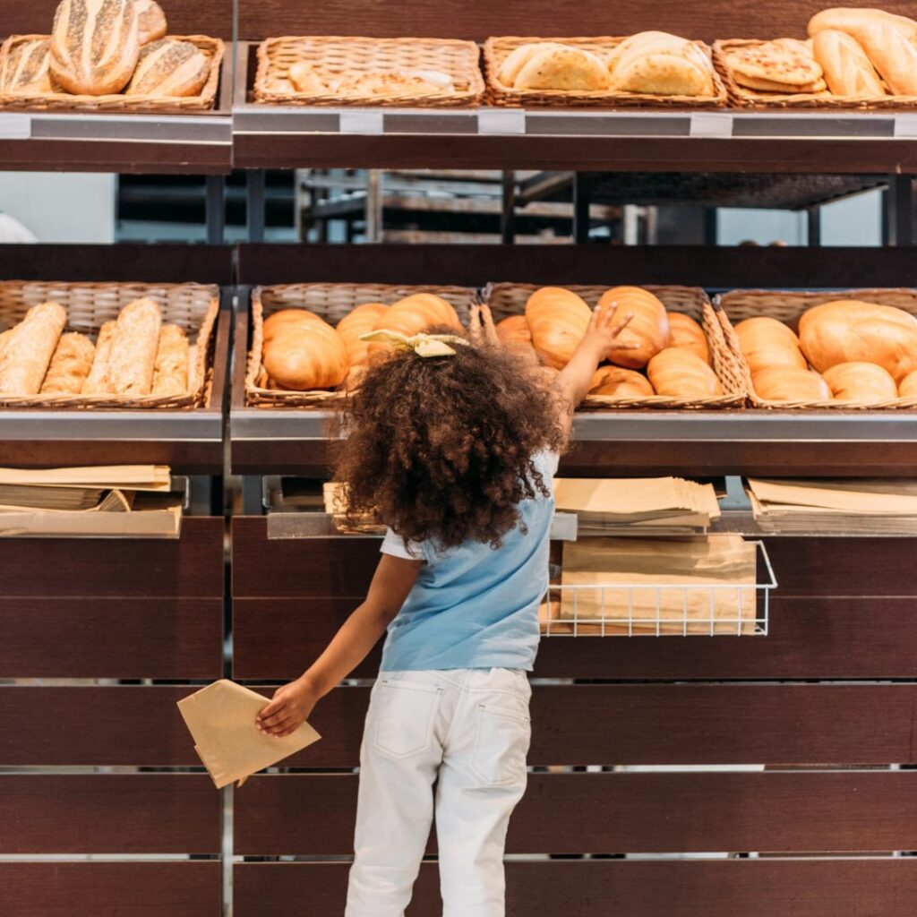 bocadillos de pan congelado