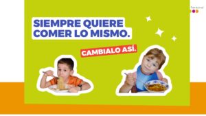 mi hijo siempre quiere comer lo mismo