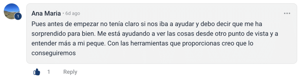 Testimonio Rebeca Pastor familias