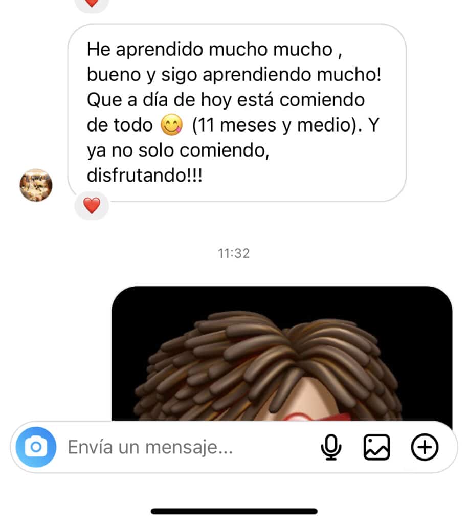 Testimonio familias rechazo alimentario