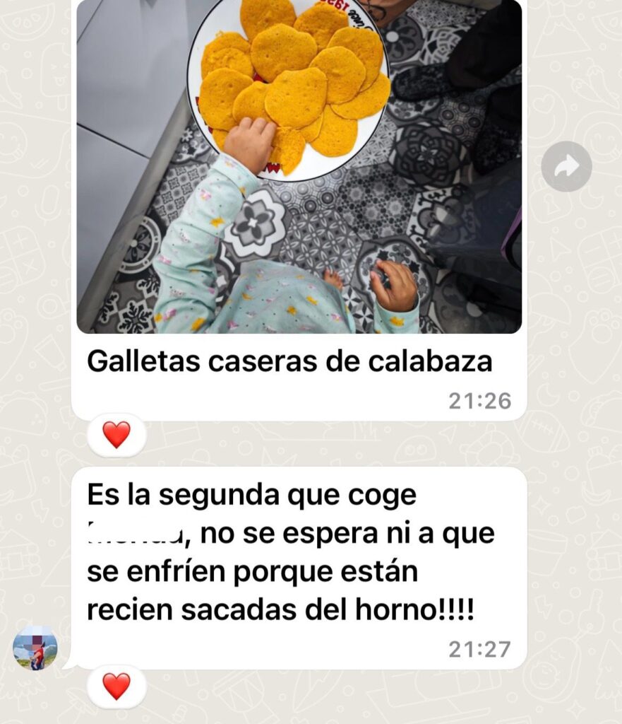 Testimonio Miriam Mérida galletas calabaza