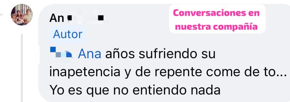 Testimonio Andrea sobre compañía familiar