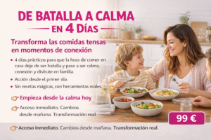 Curso de batalla a calma mi hijo no come