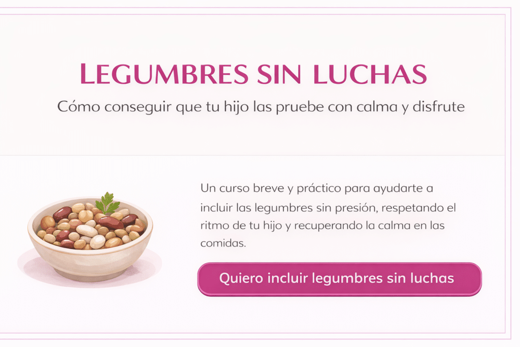 Curso legumbres sin luchas para tu hijo