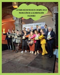PREMIO 5 AL DÍA Proyecto educativo ALimentación saludable La Pandi Rebeca Pastor 2026