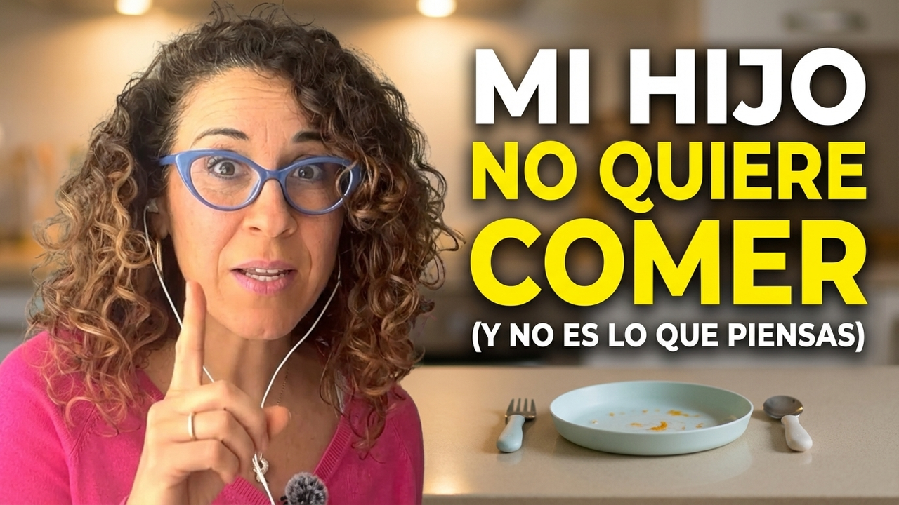 Mi hijo no quiere comer cuando estamos en la mesa: el error que lo empeora