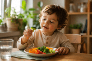 niño-explorando-alimento-sin-presion