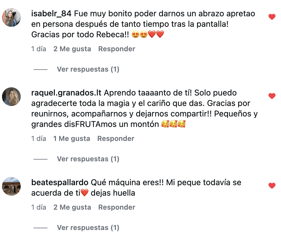Testimonios familias My Personal Food - Rebeca Pastor Nutricionista Infantil