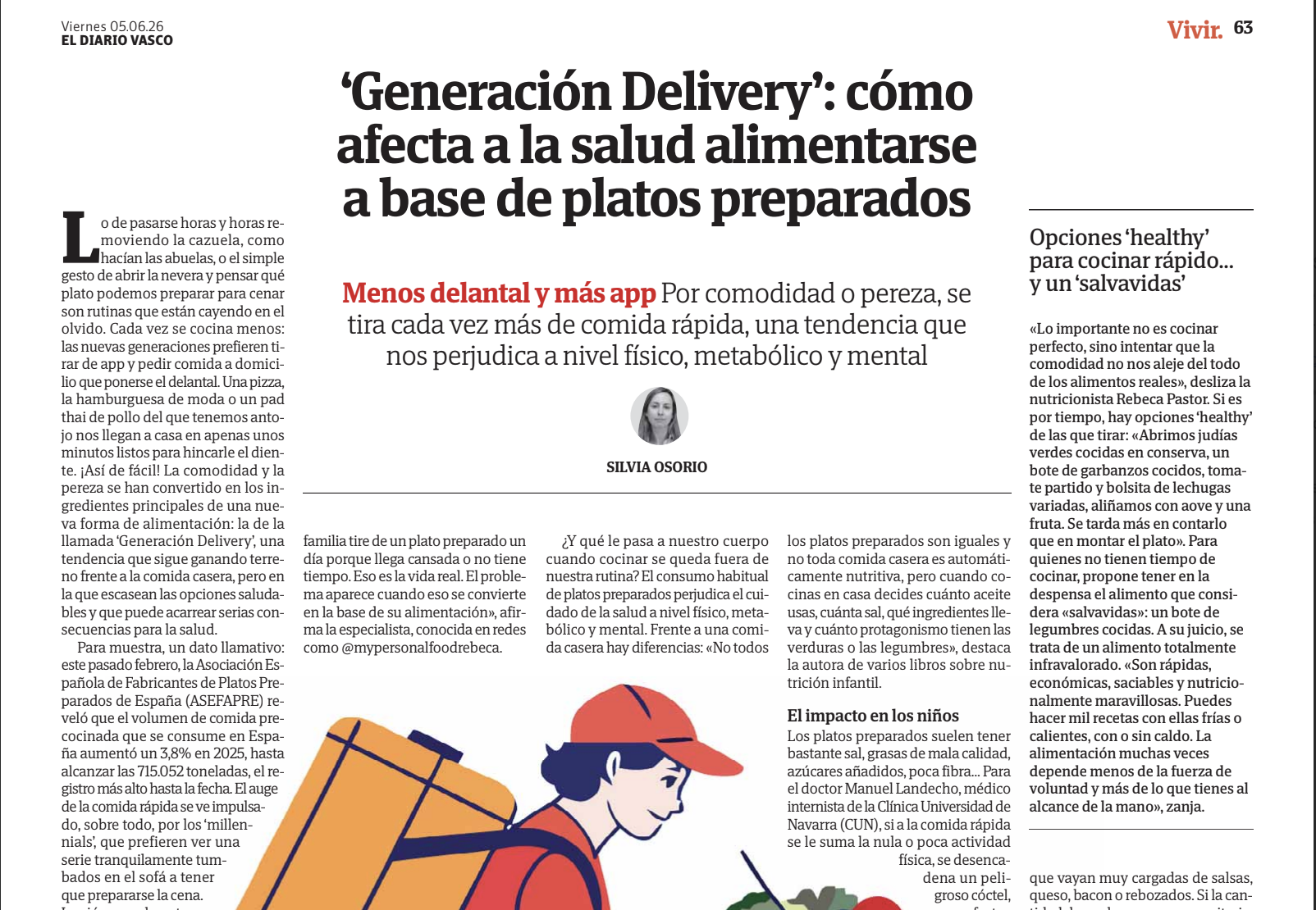 Opciones de comida a domicilio saludables para la familia